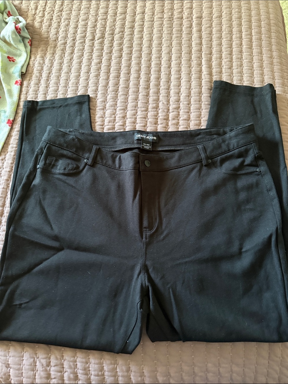 DKNY Jeans Black Stretch Pants,  New, washed but never worn.